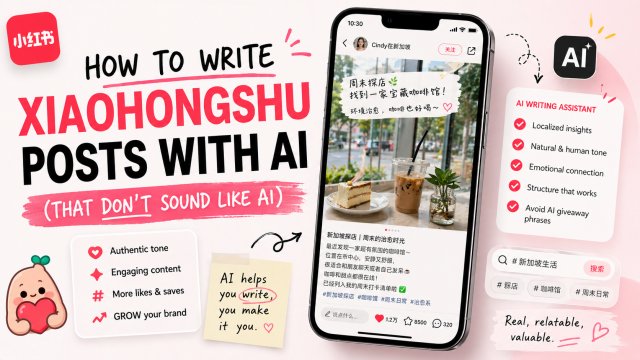 How to Write Xiaohongshu Posts with AI (That Don't Sound Like AI)