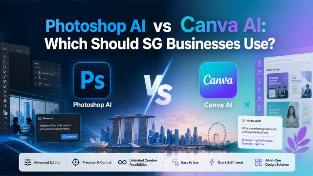 Photoshop AI vs Canva AI: Which Should SG Businesses Use?
